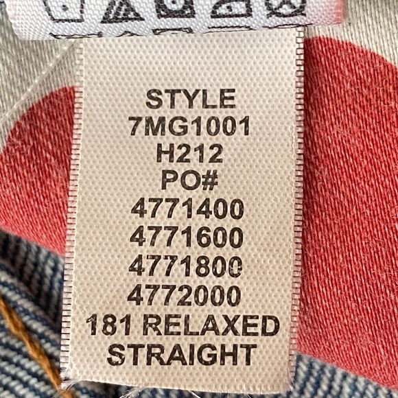 Lucky Brand Dungaress 181 Relaxed Straight Medium Wash Size 36x30 - Picture 9 of 15